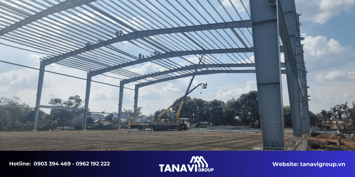 Thi Công Dự Án Kho Logistics Warehouse Tại Buôn Mê Thuột