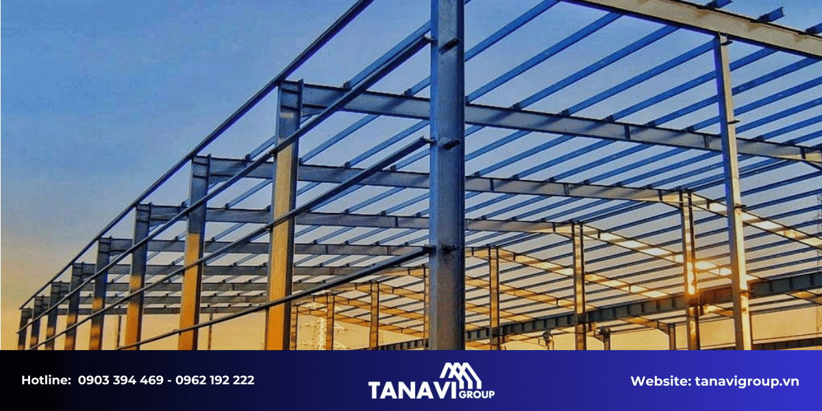 Quy trình thi công nhà thép tiền chế chuyên nghiệp tại Tanavi Group