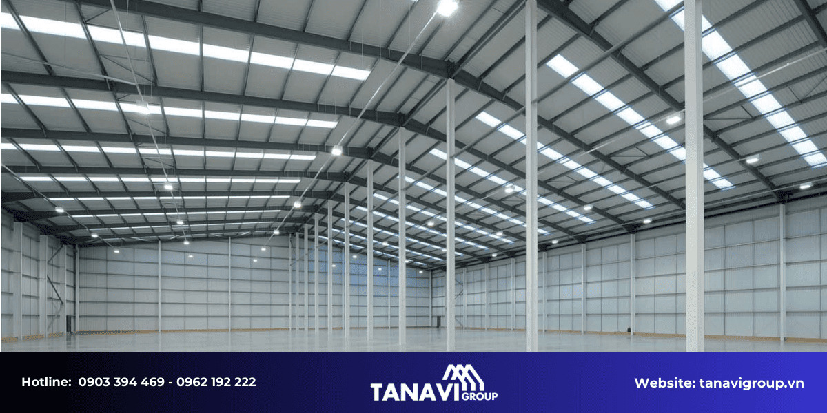 Vì sao nên chọn Tanavi Group là đơn vị thi công nhà thép tiền chế tại Bình Thuận?