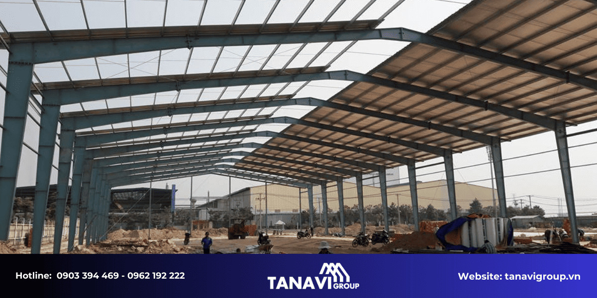 Quy trình thi công nhà thép tiền chế chuyên nghiệp của Tanavi Group