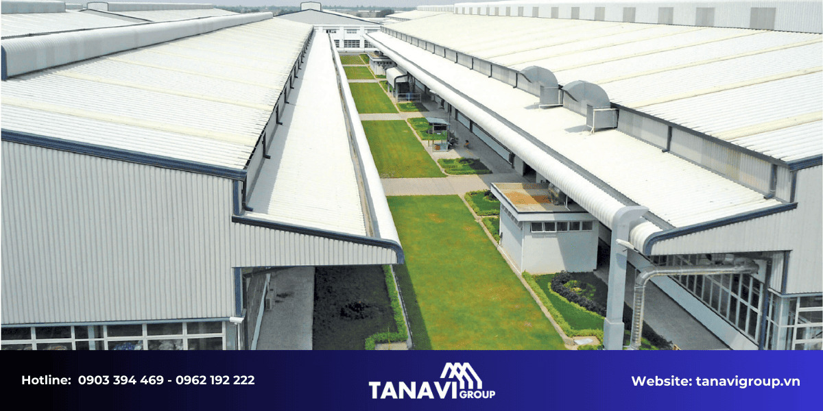 Nhu cầu thi công nhà thép tiền chế tại Long An