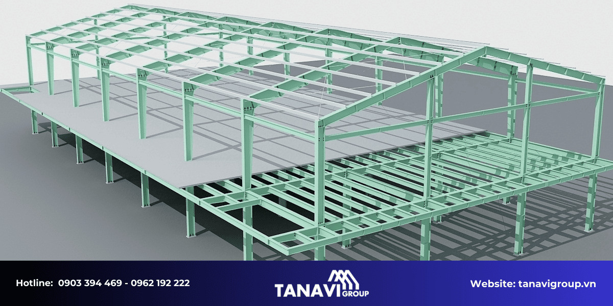 Quy trình thi công nhà thép tiền chế chuyên nghiệp tại Tanavi Group