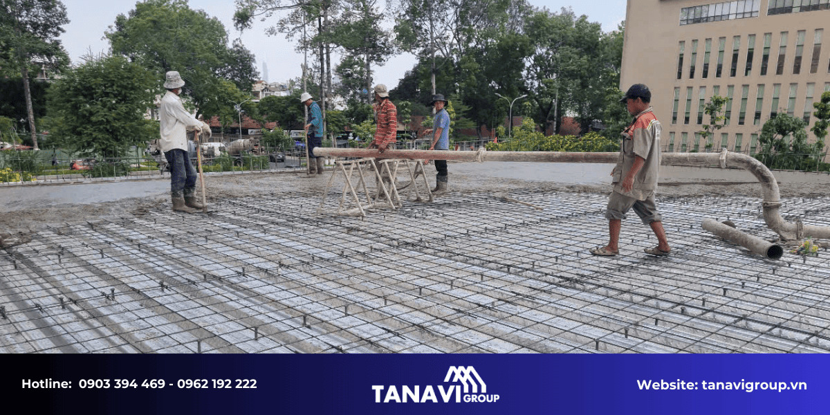 xây dựng cảnh quan và hệ thống chiếu sáng tại bệnh viện Quân Y 175