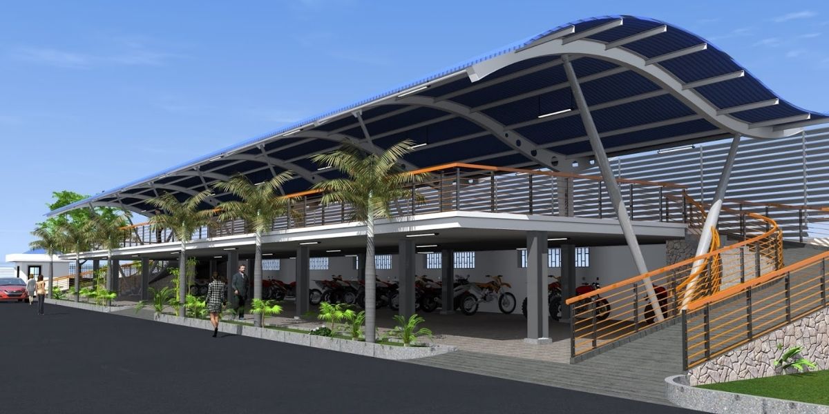 Giải Pháp Thi Công Nhà Xe Nhiều Tầng Bằng Kết Cấu Thép Tại Các Khu Công Nghiệp