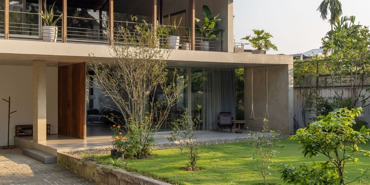 Ứng Dụng Nhà Dân Dụng Kết Hợp Không Gian Xanh