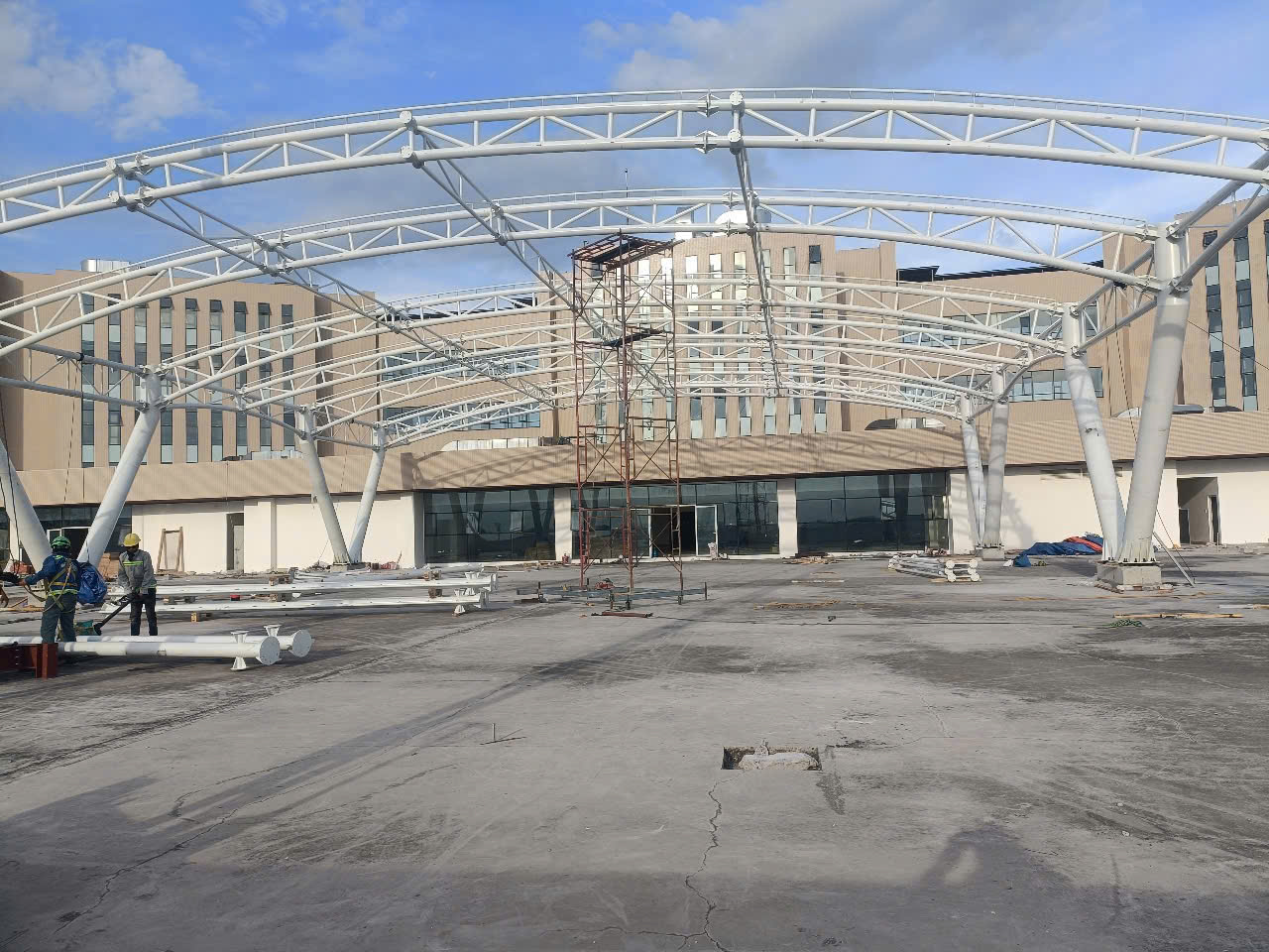 Xây Dựng Cảnh Quan Và Hệ Thống Chiếu Sáng Tại Bệnh Viện Quân Y 175