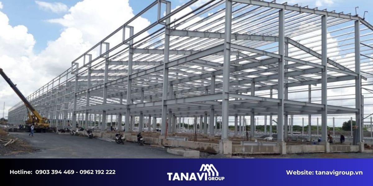 Tanavi Group là đơn vị thi công nhà kho thép tiền chế uy tín