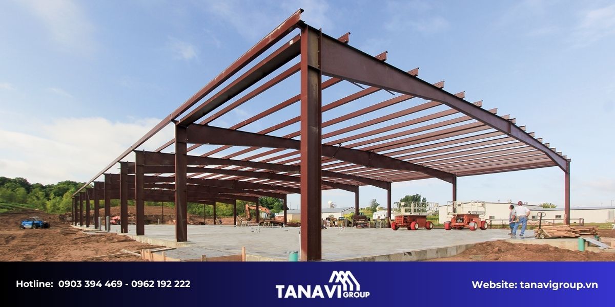 Báo giá thi công nhà thép tiền chế tại An Giang