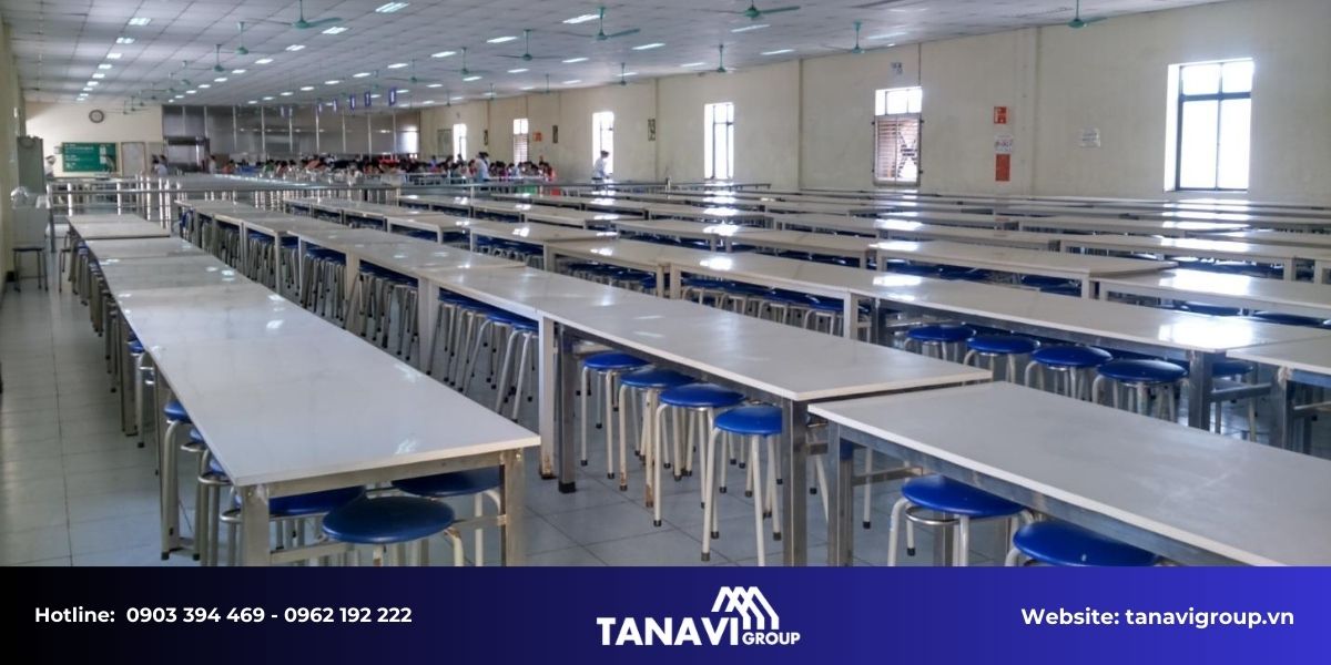 Các bước xây dựng căn tin, nhà ăn công nghiệp an toàn