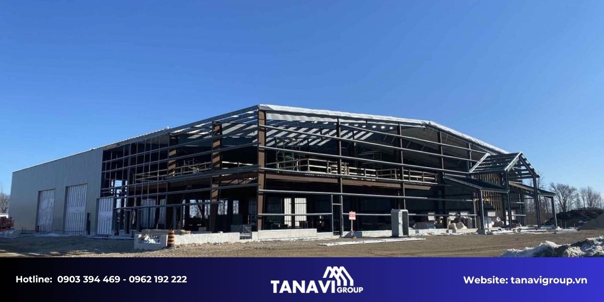 Các loại công trình nhà thép tiền chế phổ biến tại Khánh Hòa