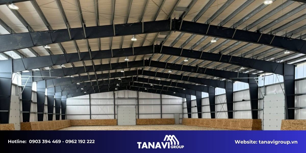 Các loại công trình thép tiền chế phổ biến tại Quảng Nam