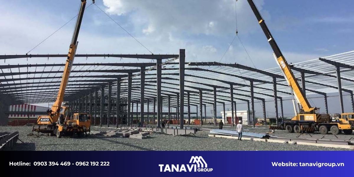 Các loại nhà thép tiền chế phổ biến cho trạm điện