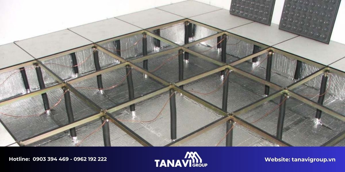 Lợi ích nổi bật của hệ thống sàn kỹ thuật trong nhà xưởng sản xuất