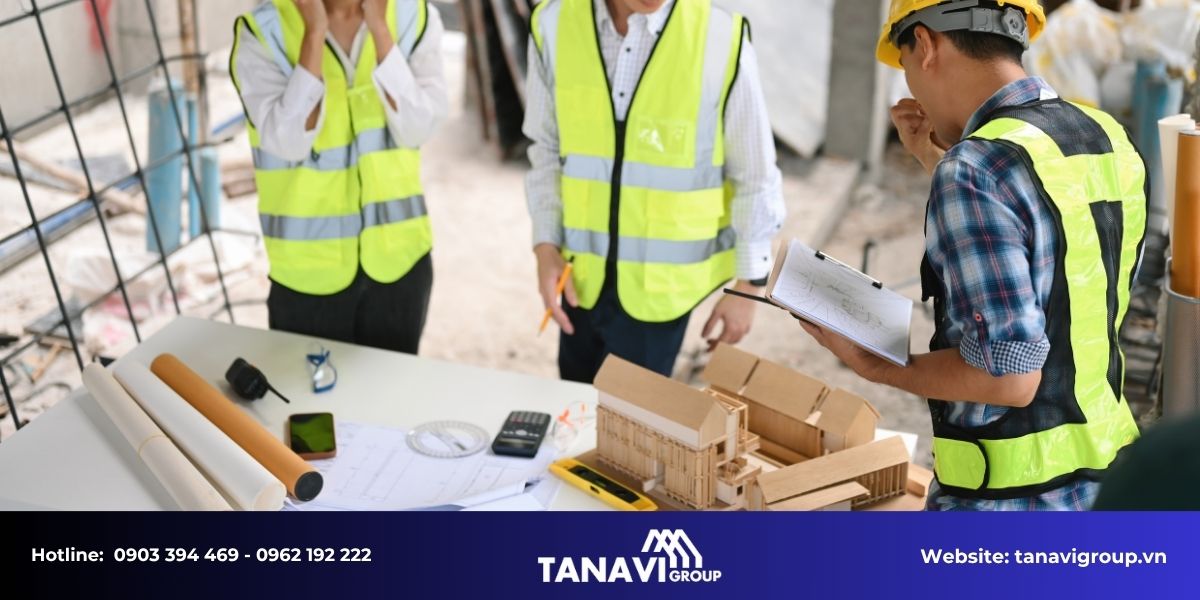 Quy trình thi công nhà dân dụng tại Bình Dương chuyên nghiệp của Tanavi Group