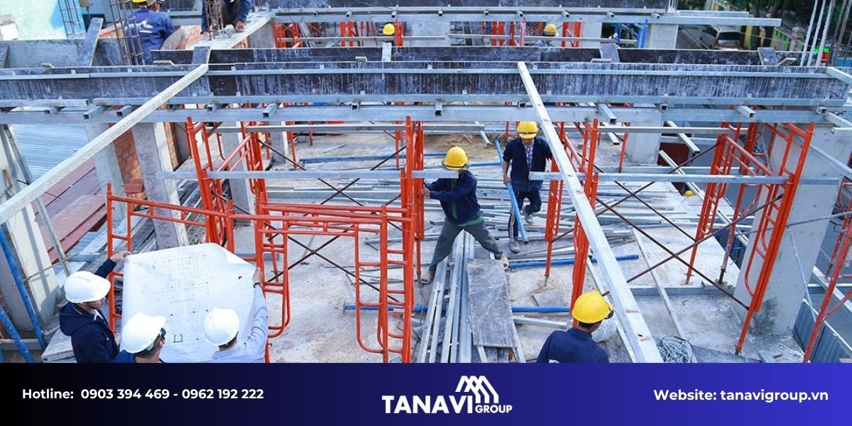 Quy trình thi công nhà dân dụng tại Đồng Nai của Tanavi Group
