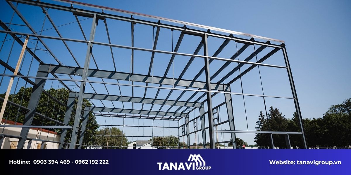Quy trình thi công nhà thép tiền chế tại Đắk Nông của Tanavi Group