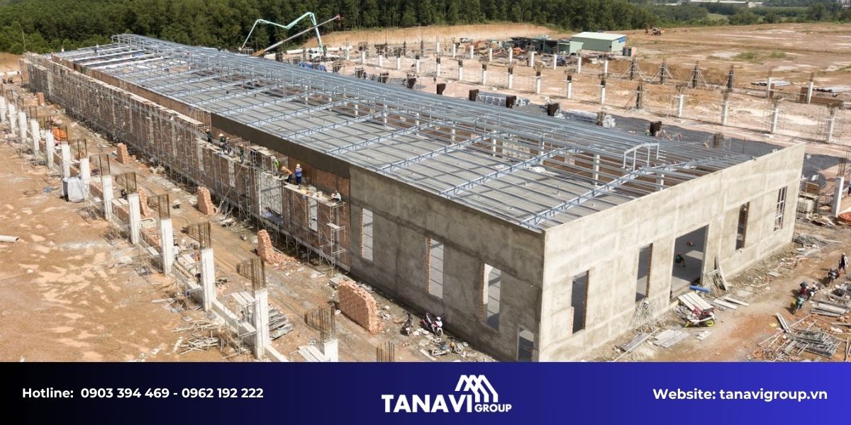 Quy trình thi công nhà thép tiền chế tại Kiên Giang