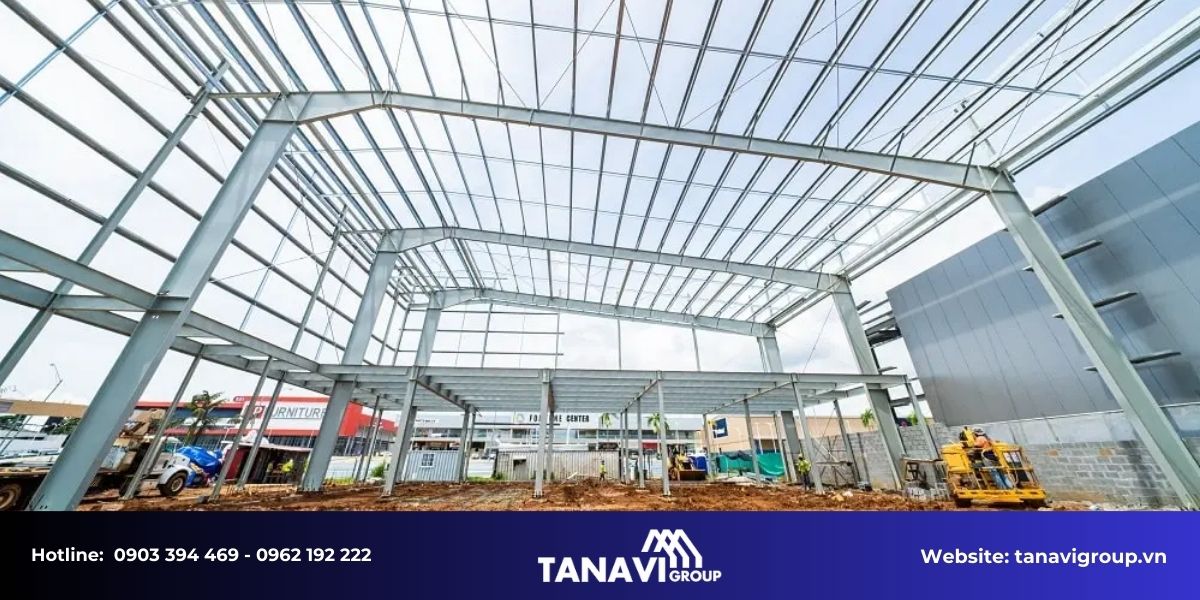 Quy trình thi công nhà thép tiền chế tại Phú Yên của Tanavi Group