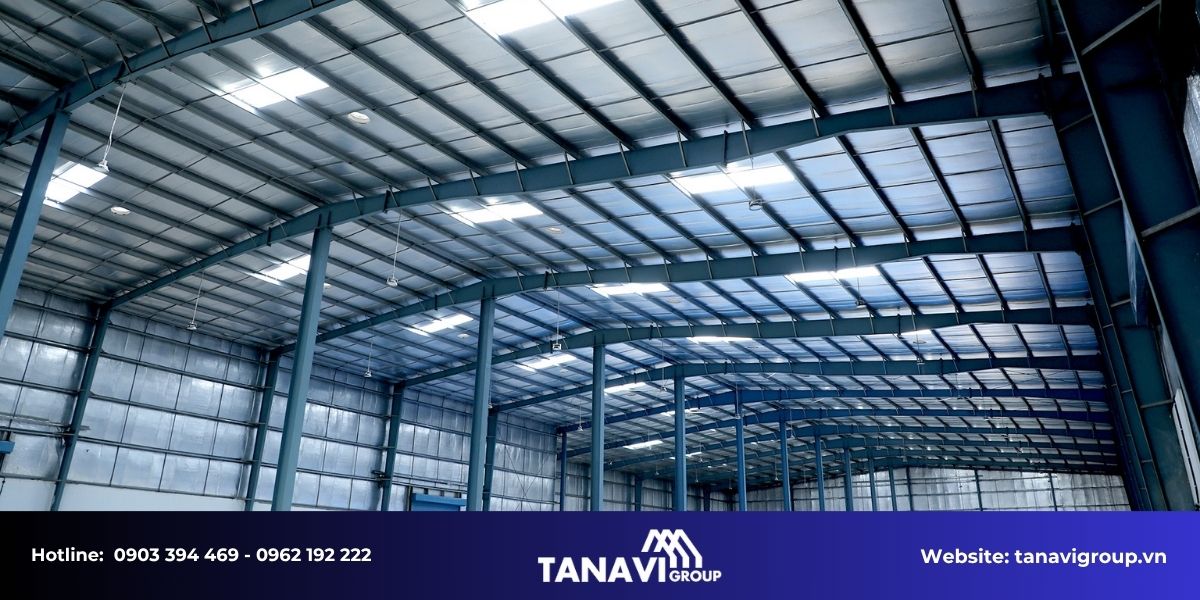 Quy trình thi công nhà thép tiền chế tại Tiền Giang của Tanavi Group