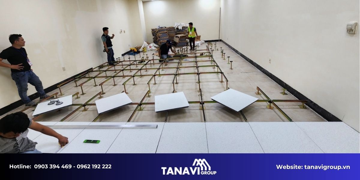 Tanavi Group - Đơn vị thi công hệ thống sàn kỹ thuật chuyên nghiệp, chất lượng