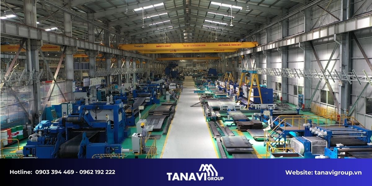 Tanavi Group - Đơn vị thi công nhà máy cơ khí, cơ điện chất lượng hàng đầu Việt Nam
