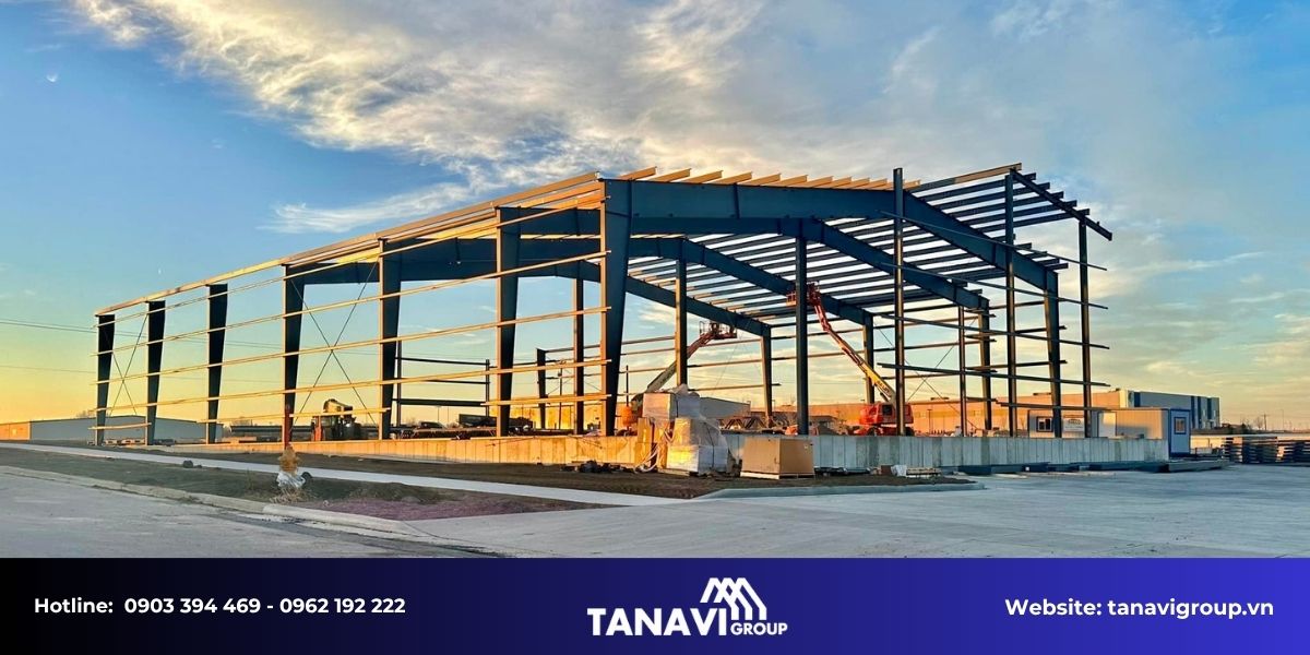 Tanavi Group - Đơn vị thi công nhà thép tiền chế uy tín tại Đà Nẵng