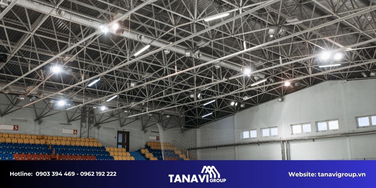 Tanavi Group - Đơn vị xây dựng trung tâm thể thao, nhà thi đấu bằng thép tiền chế uy tín