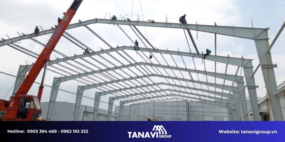 Ứng dụng thực tế của nhà thép tiền chế tại Đà Nẵng