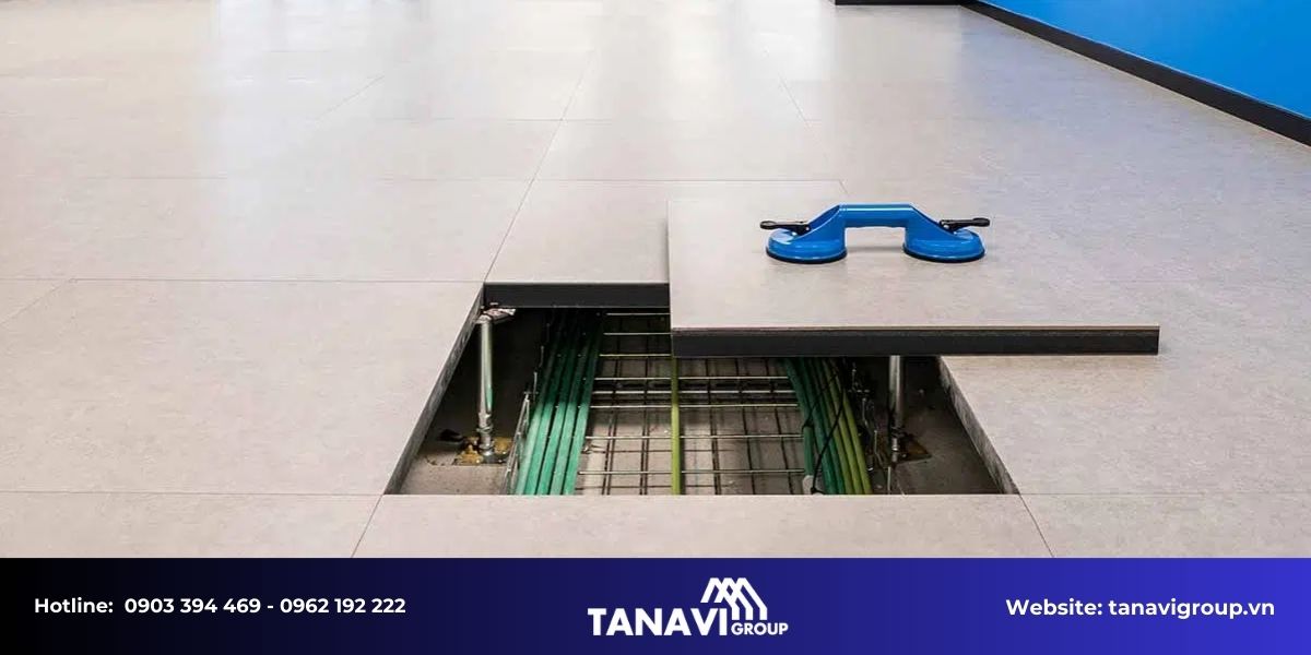 Ứng dụng thực tế của sàn kỹ thuật trong sản xuất công nghiệp