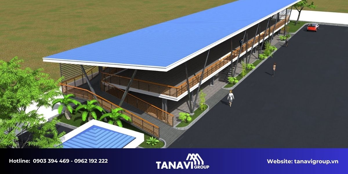 Ưu điểm của nhà xe nhiều tầng kết cấu thép