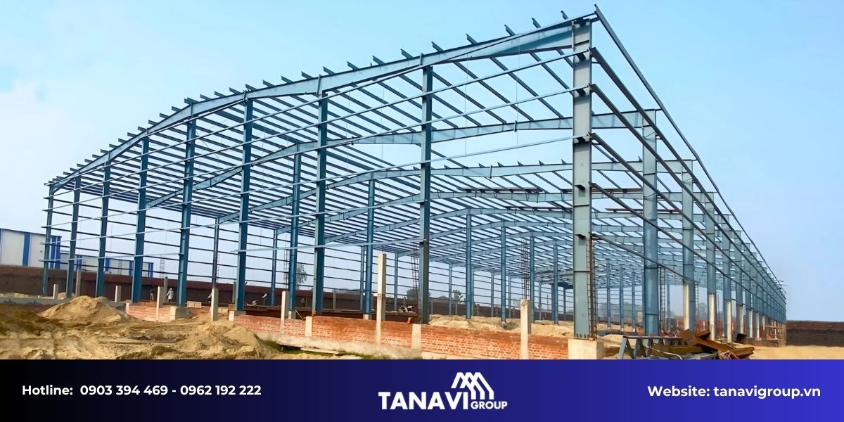 Ưu điểm khi chọn nhà thép tiền chế cho công trình tại Trà Vinh