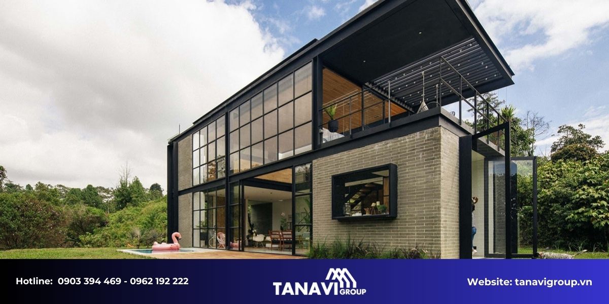 Ưu điểm nổi bật của nhà khung thép cho nhà dân dụng