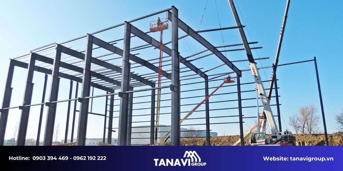 Ưu điểm nổi bật của nhà xưởng 2 tầng kết cấu thép