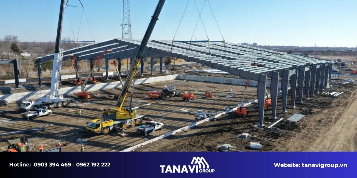 Vì sao nên chọn Tanavi Group là đơn vị thi công nhà thép tại Khánh Hòa?